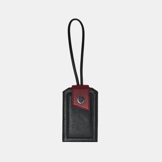 Hammitt Larkspur Luggage Tag - Black/Red/Gunmetal