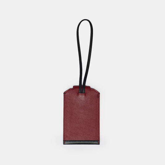 Hammitt Larkspur Luggage Tag - Black/Red/Gunmetal