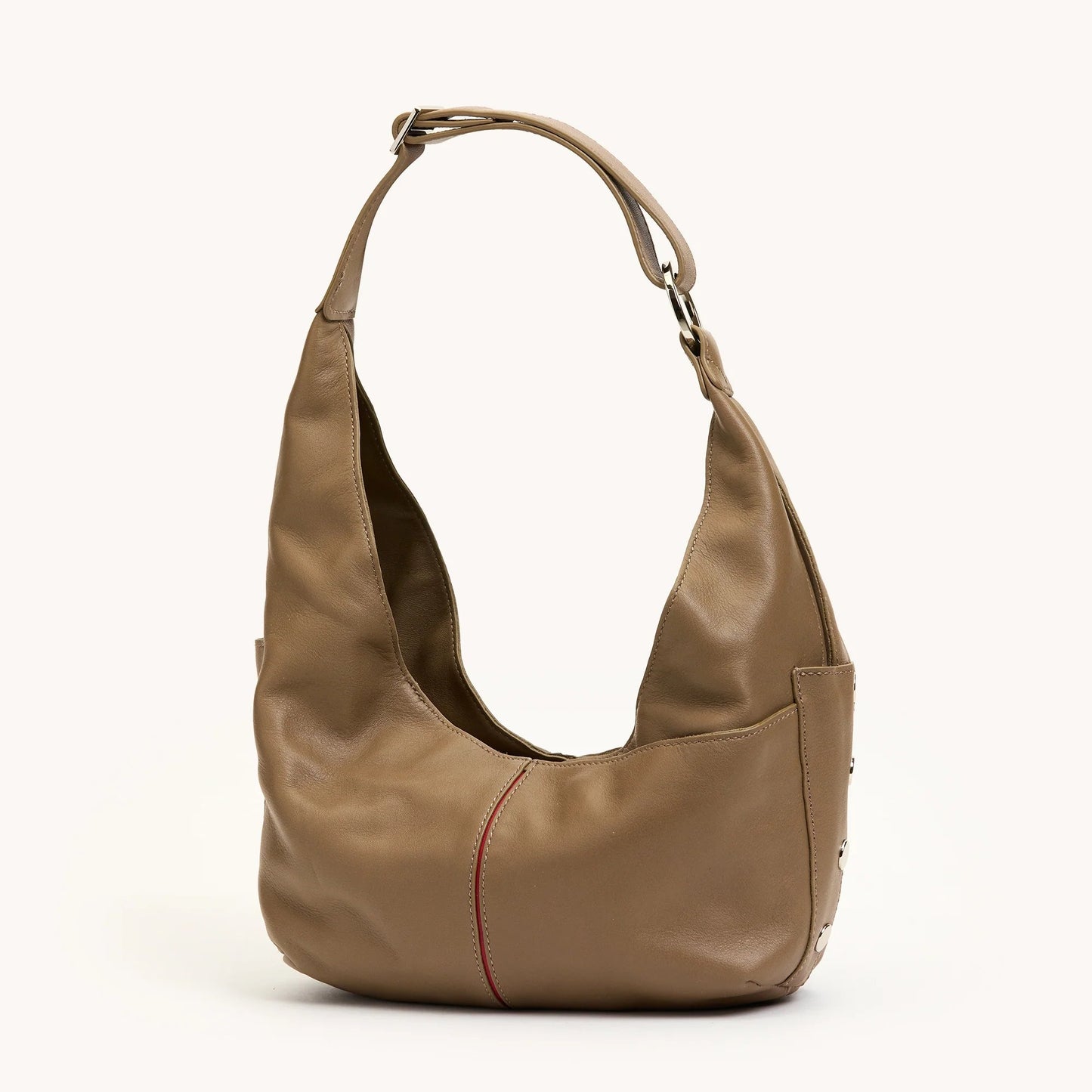 Hammitt Tom Zip Medium Bag - Dune/Silver