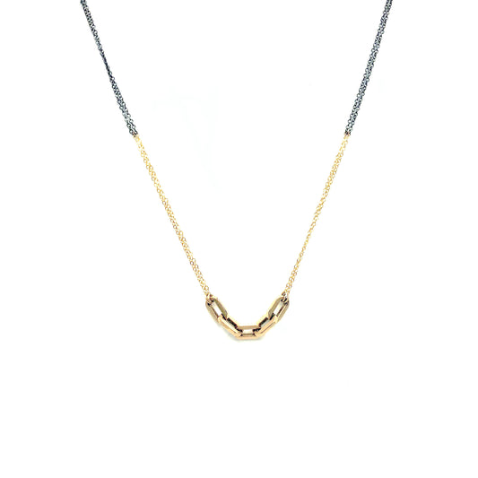 Intaglio Collection Vintage 1920's 5-Link Necklace