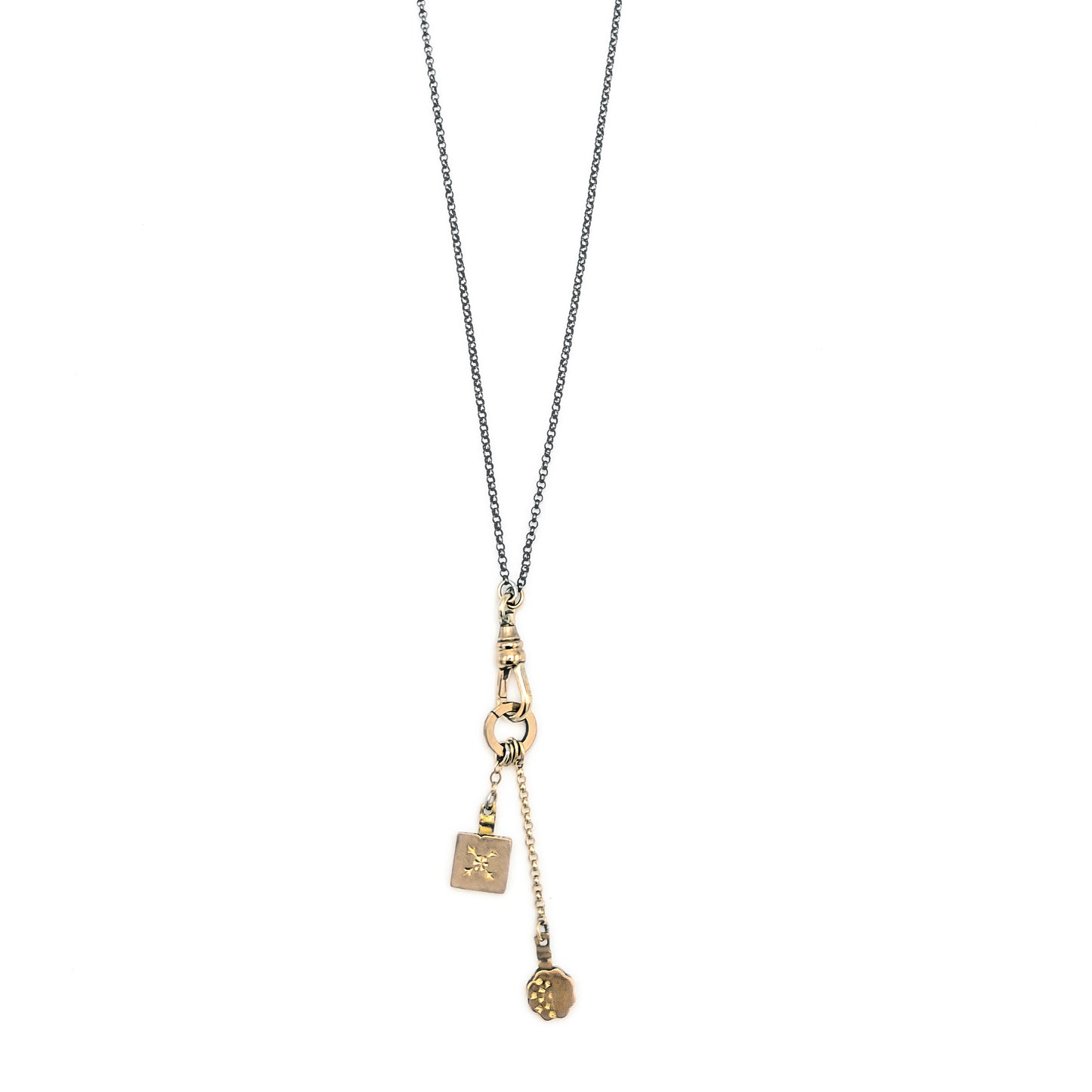 Intaglio Collection Vintage 1920's Charm Necklace