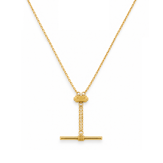 Victorian Intaglio T-Bar Necklace