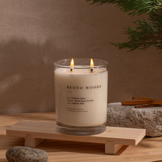 Kyoto Woods Classic 2-Wick Soy Wax Candle