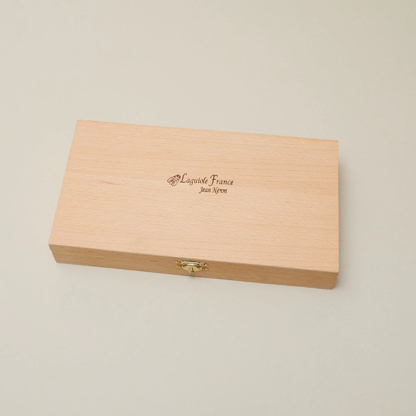 Laguiole 6-Piece Steak Knife Set - Black Marble in Wood Presentation Box