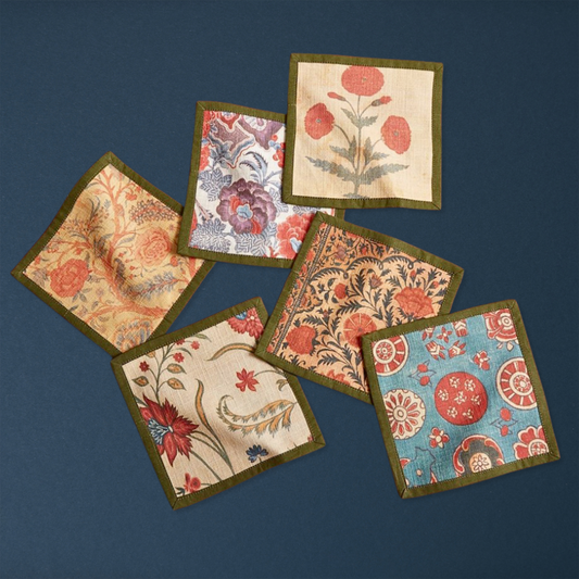 Les Indiens Cocktail Napkins (Set of 6)