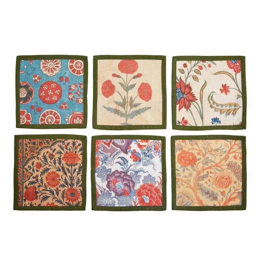 Les Indiens Cocktail Napkins (Set of 6)