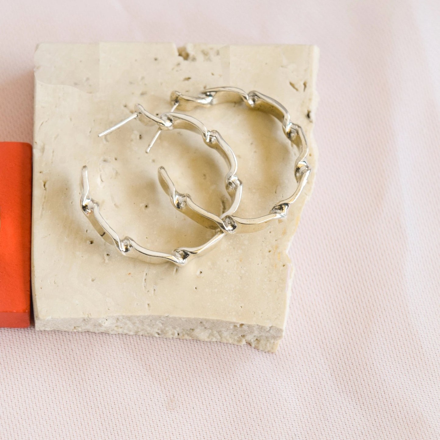 Sterling Silver Liana Hoop Earrings