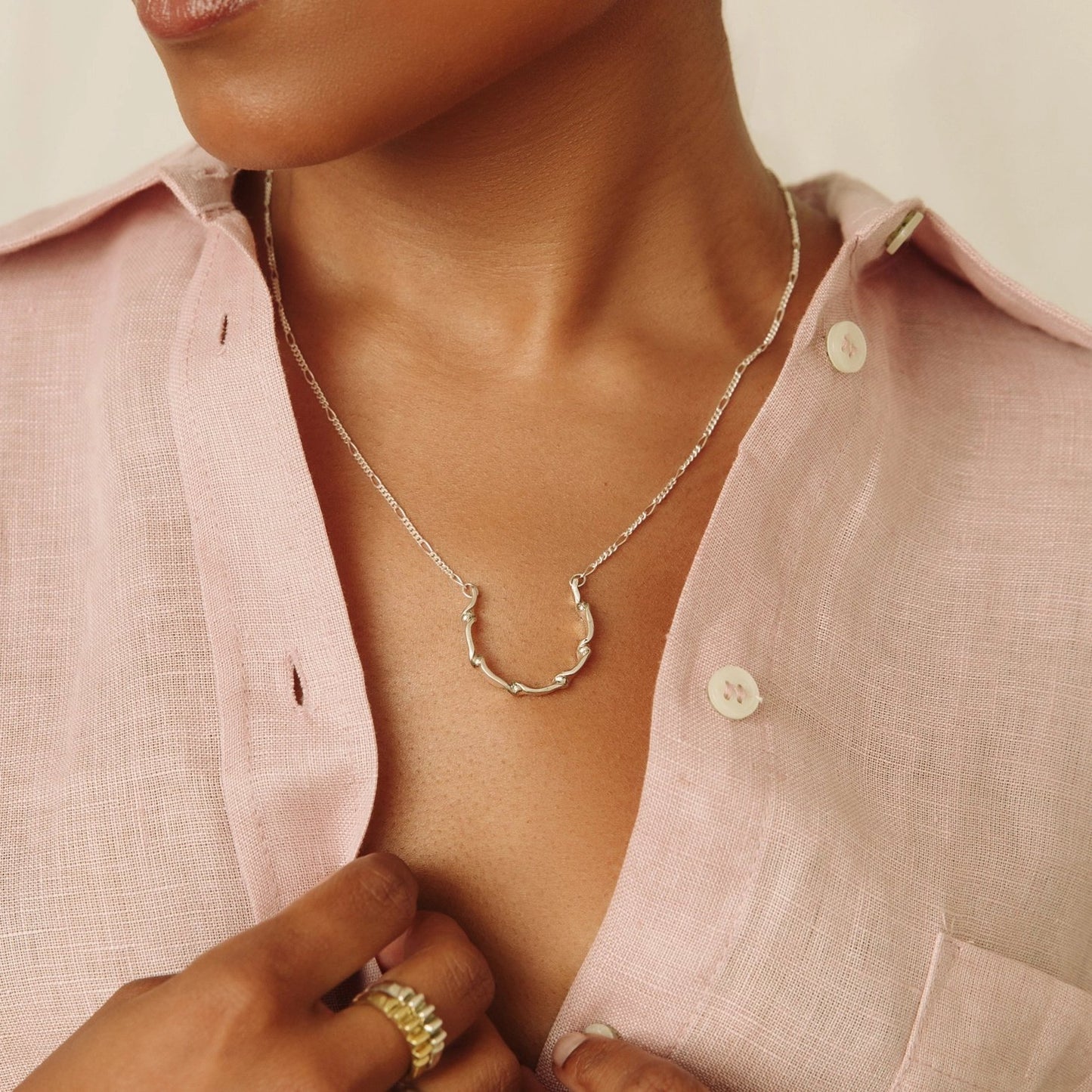 Sterling Silver Liana Pendant Necklace