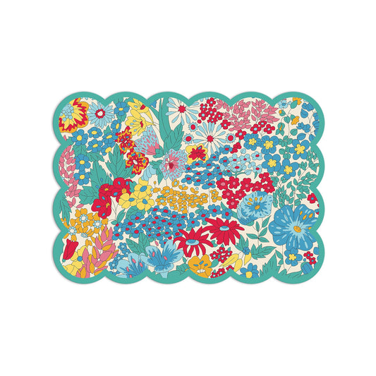 Liberty London - Scalloped Shaped Notecards: 8 Notecards + Envelopes (Boxed Set)