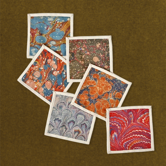 Library Set Cocktail Napkins (Set of 6)