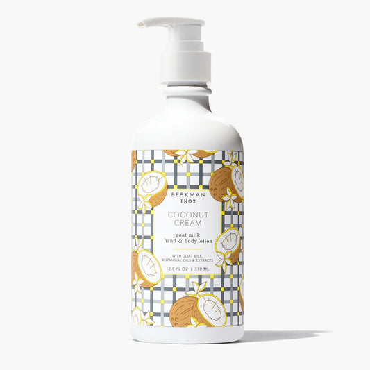 Goat Milk Hand Cream | 12.5 oz Pump Bottle - Coconut Cream