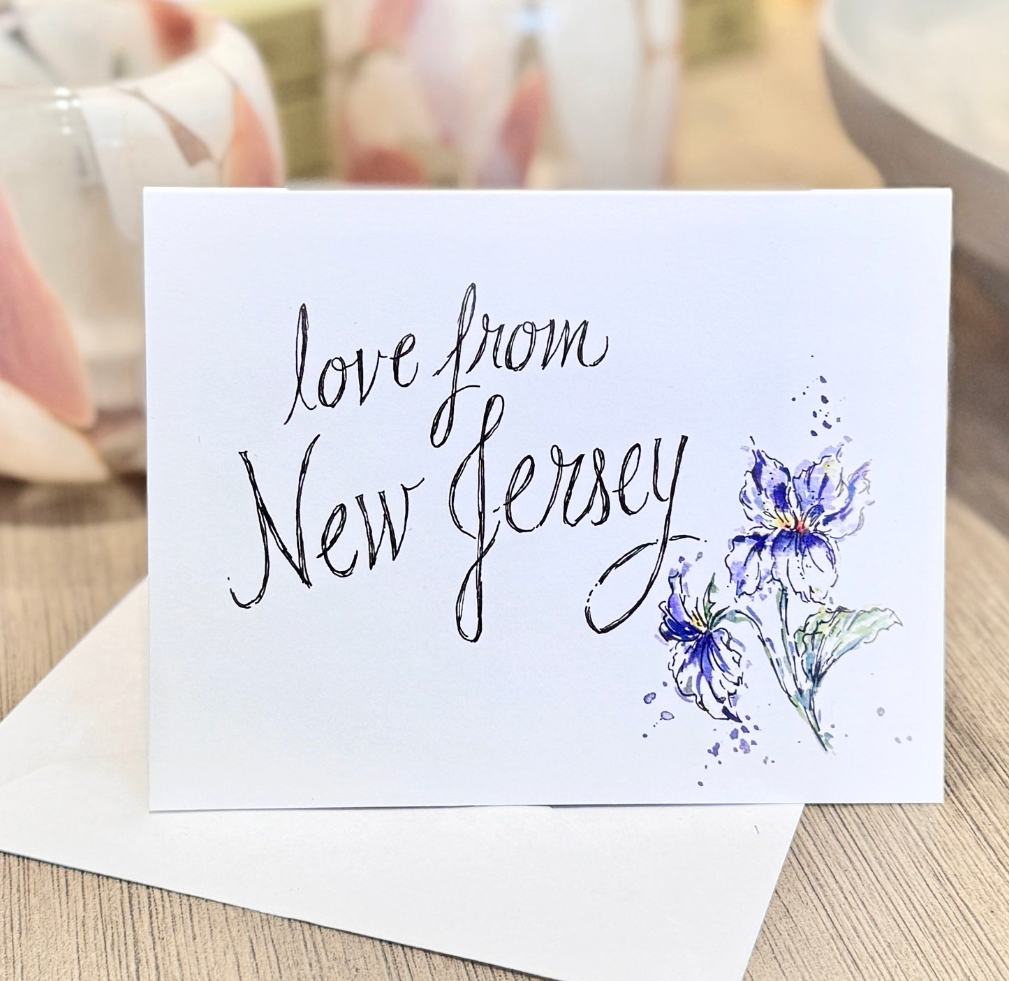 LOVE from New Jersey Greeting Card