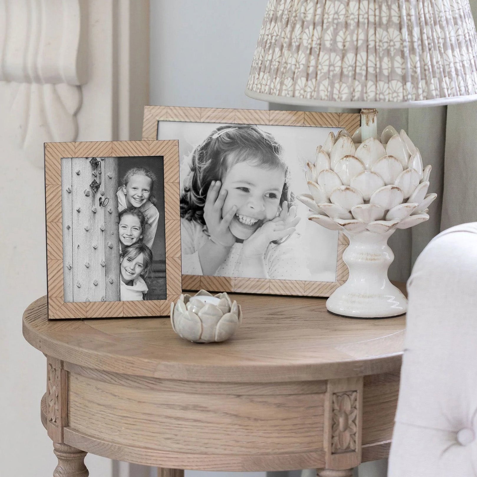 5x7 Champagne Marquetry Picture Frame