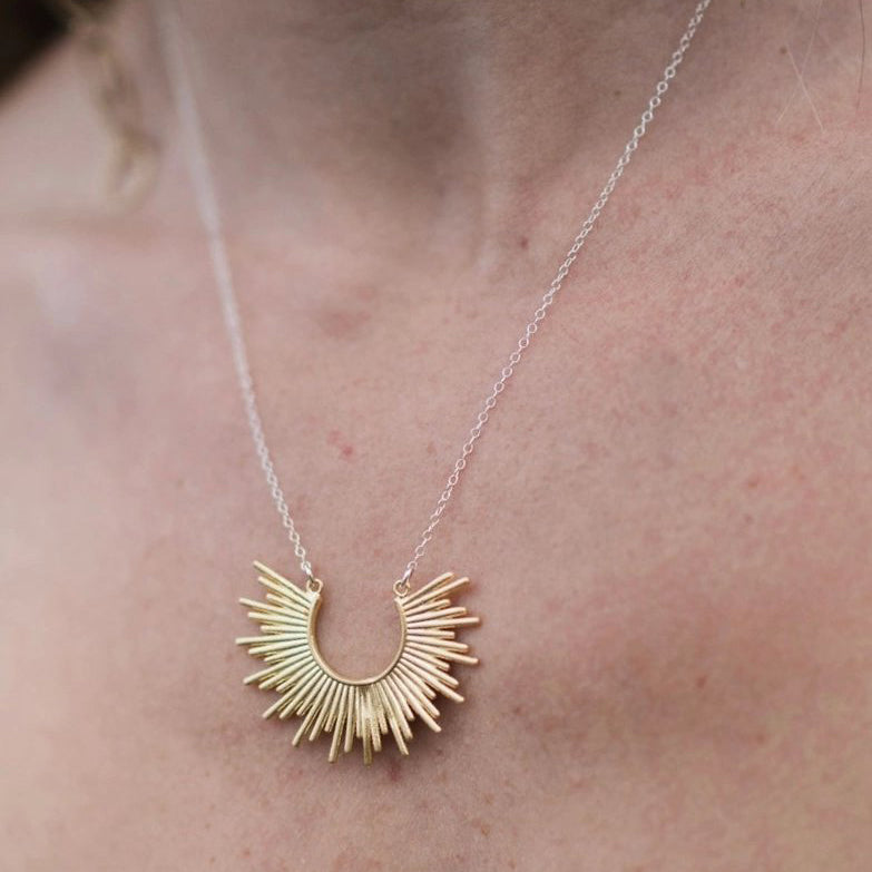 ‘Be the Light’ Sunburst Necklace — Series 2