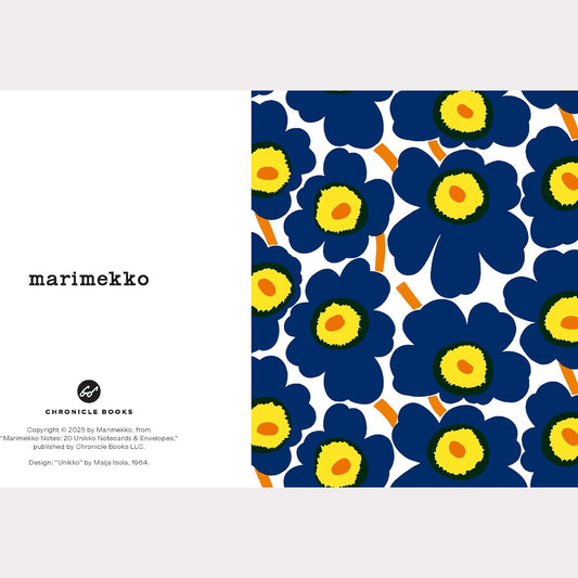 Marimekko Notes - Blues: 20 Notecards + Envelopes (Boxed Set)