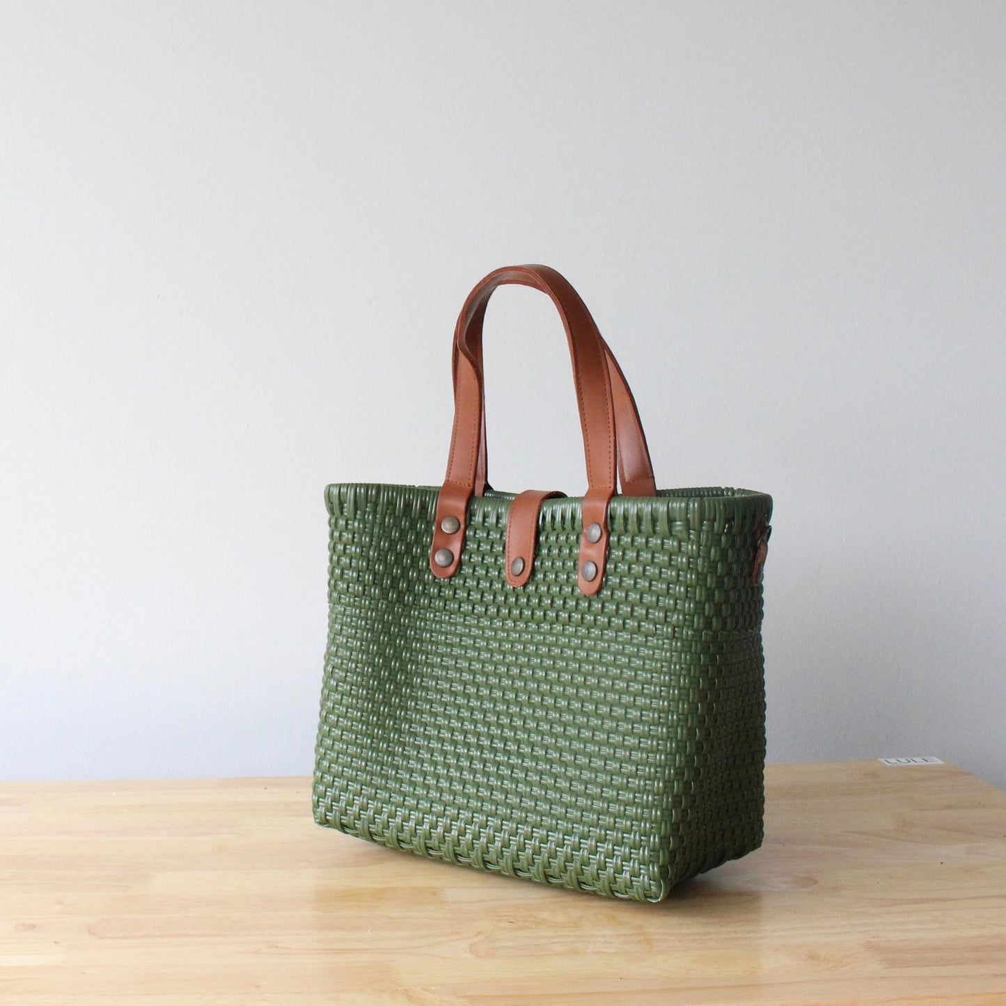 Gold + Pink Handwoven Crossbody Bag