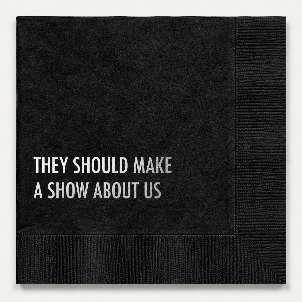 ‘Show About Us’ Paper Cocktail Napkins