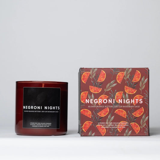 Negroni Nights 10 oz. Soy Coconut Wax Candle