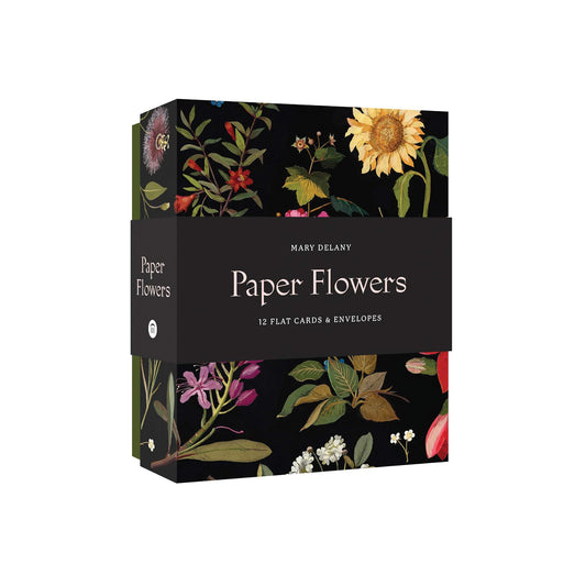 Paper Flowers Cards: The Art of Mary Delany – 12 Flat Cards + Envelopes (Boxed Set)