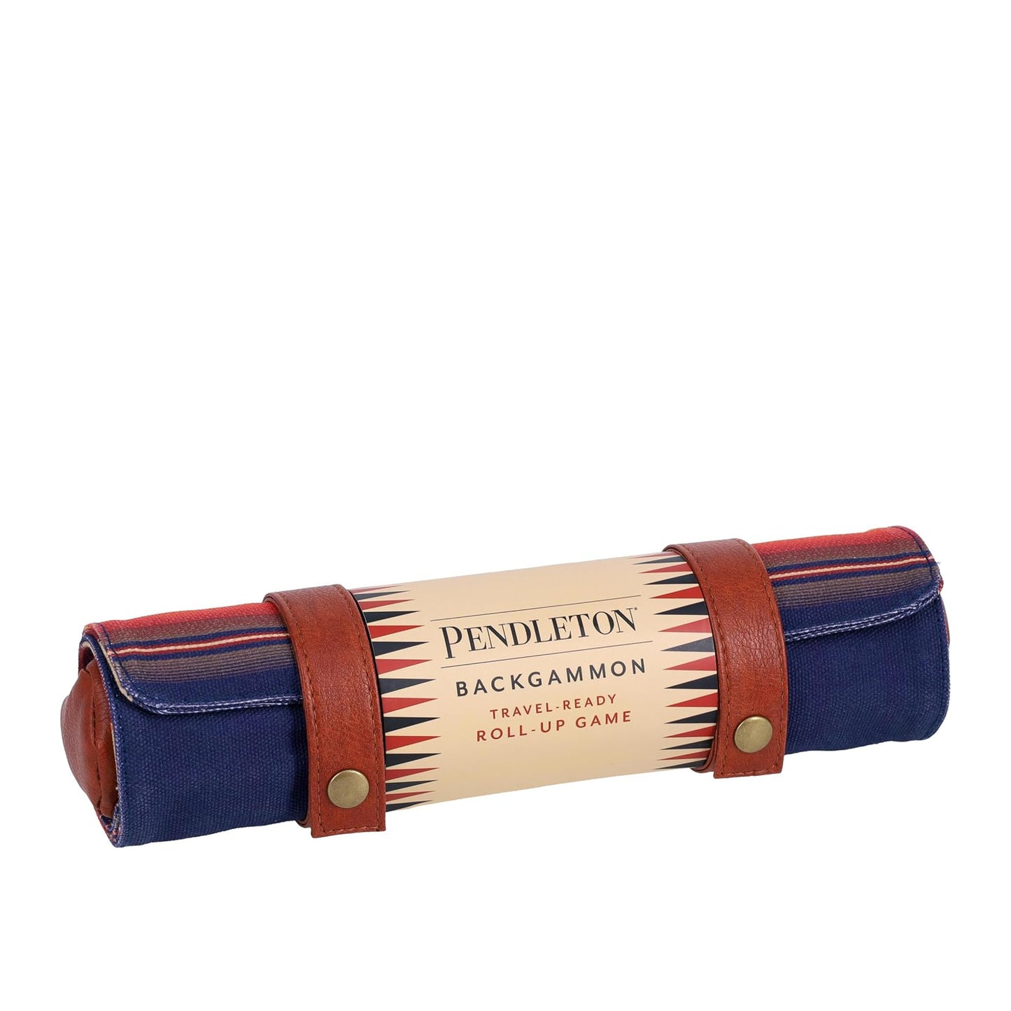Pendleton Serape Pattern Backgammon Travel-Ready Roll-Up Game