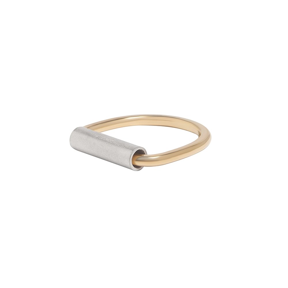 Gold + Silver Pipeline Ring