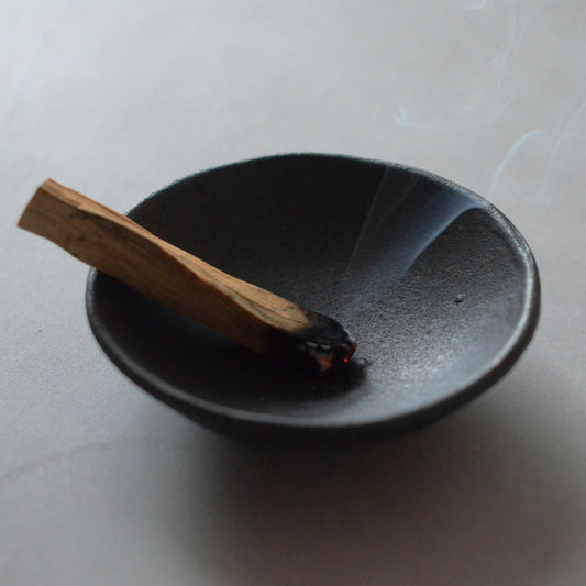 Clay Smudging Bowl (Select Color) Raw Black