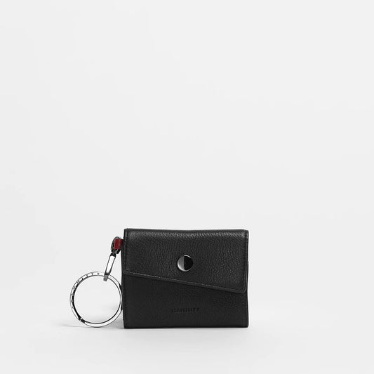 Hammitt Royce Keyring Wallet - Black/Gunmetal