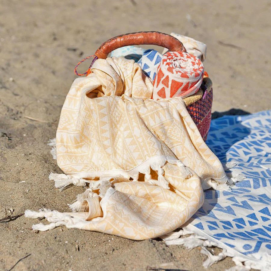 Turkish Peshtemal Beach Towel - Selimiye | Sunshine