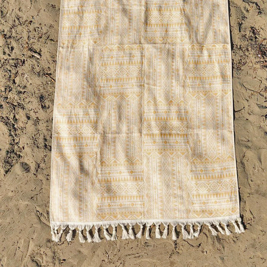 Turkish Peshtemal Beach Towel - Selimiye | Sunshine