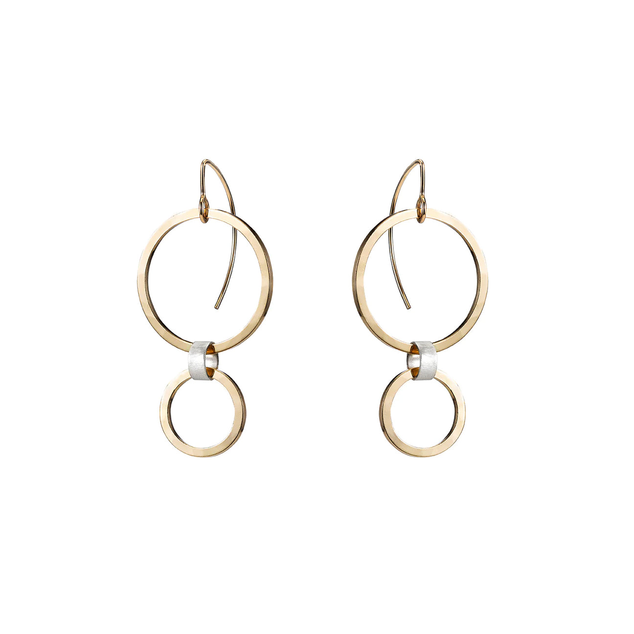 Gold + Silver Sequence Earrings