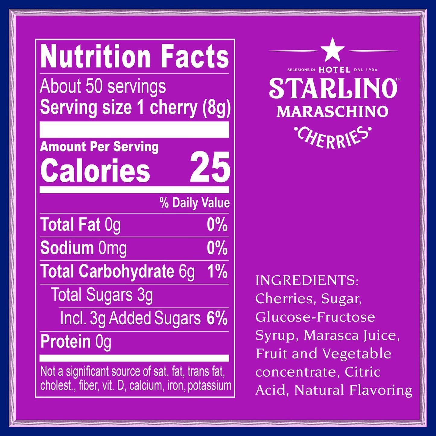 Hotel Starlino Italian Maraschino Cherries