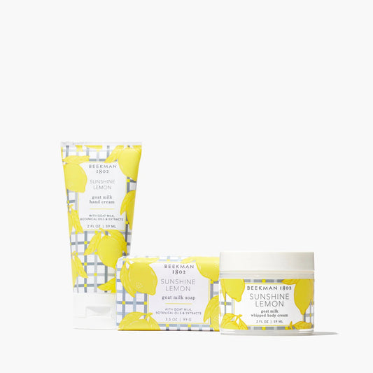 Goat Milk 3-Piece Discovery Gift Set - Sunshine Lemon