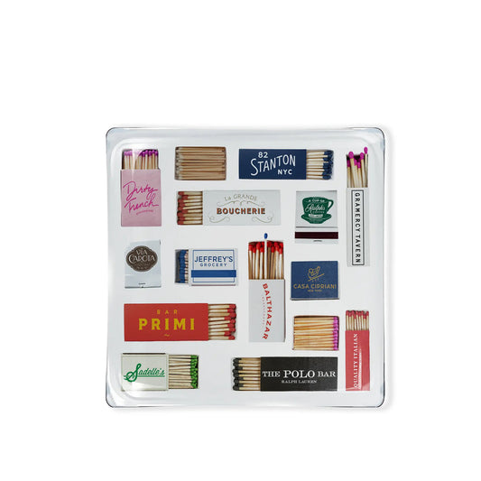 Glass Trinket Tray – NYC Matches