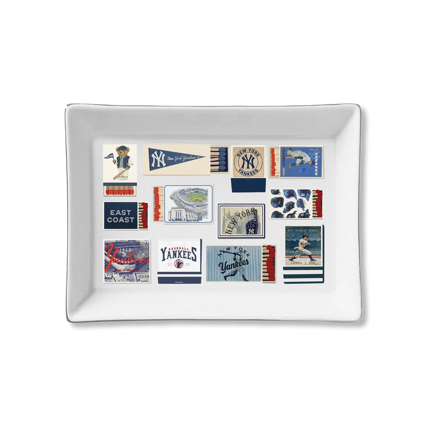 Ceramic Trinket Tray - New York Yankees