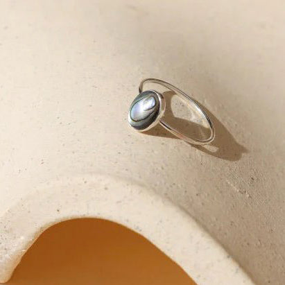 Abalone Ring - Sterling Silver