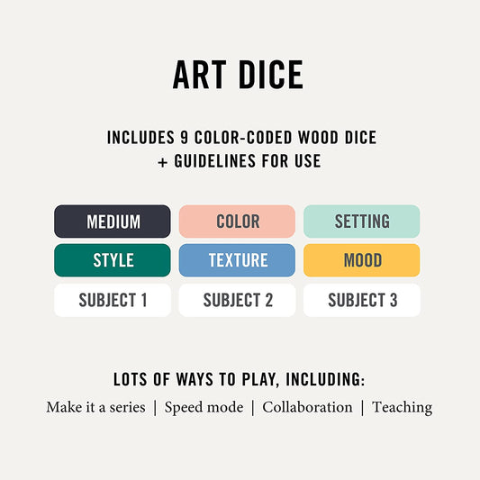 Art Dice - Inspiration for Drawing + Painting