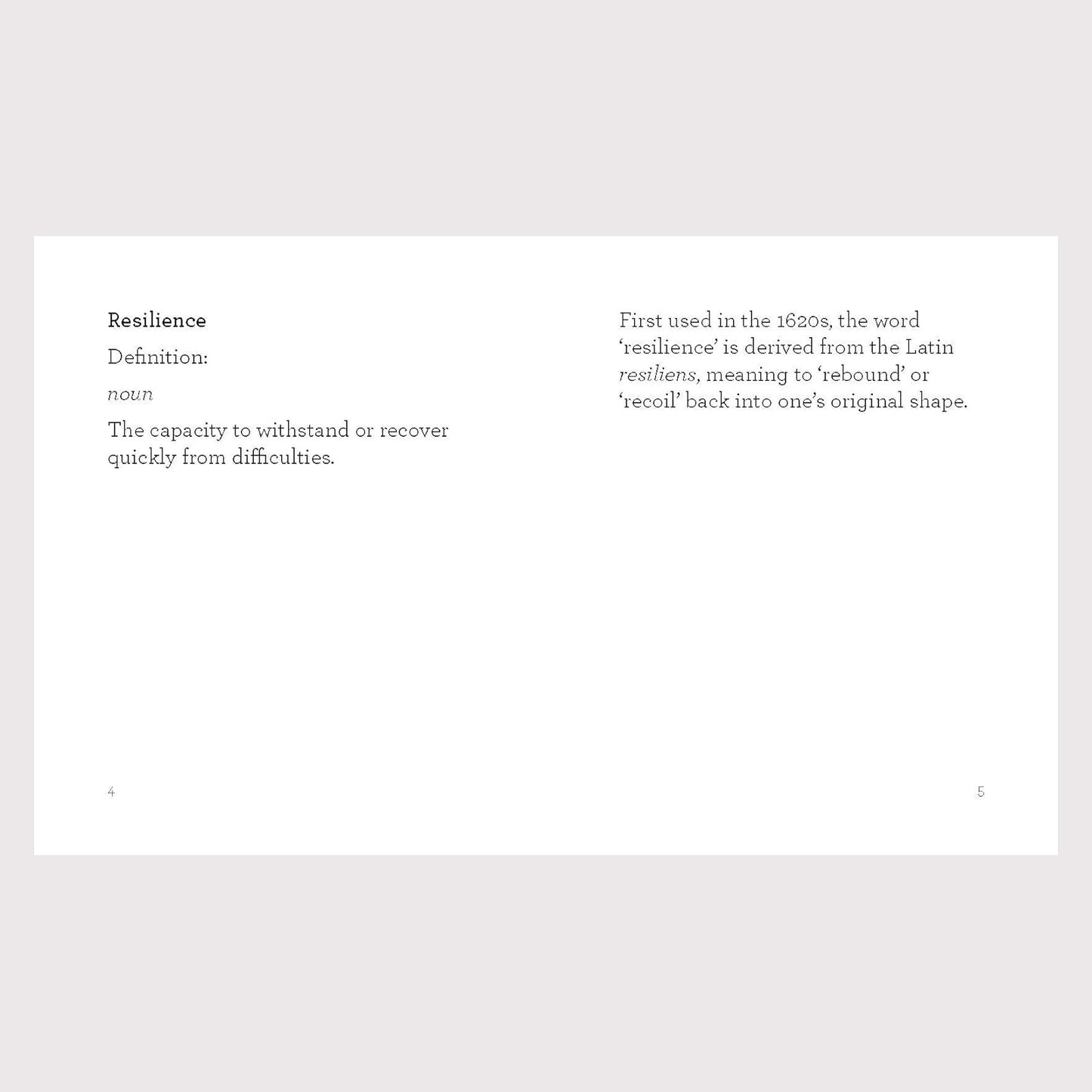 The Little Book of Resilience: Strength | Grit | Power