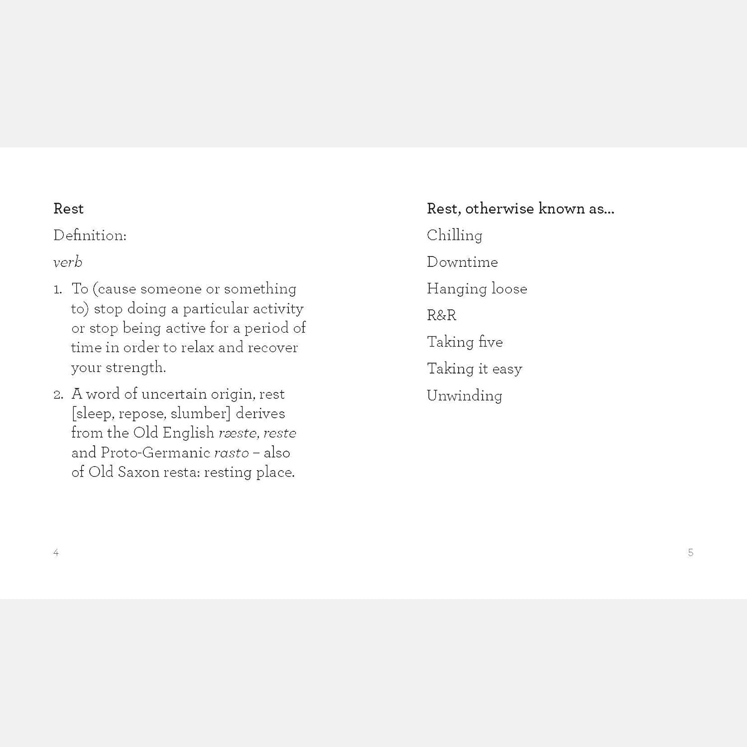 The Little Book of Rest: Take | It | Easy