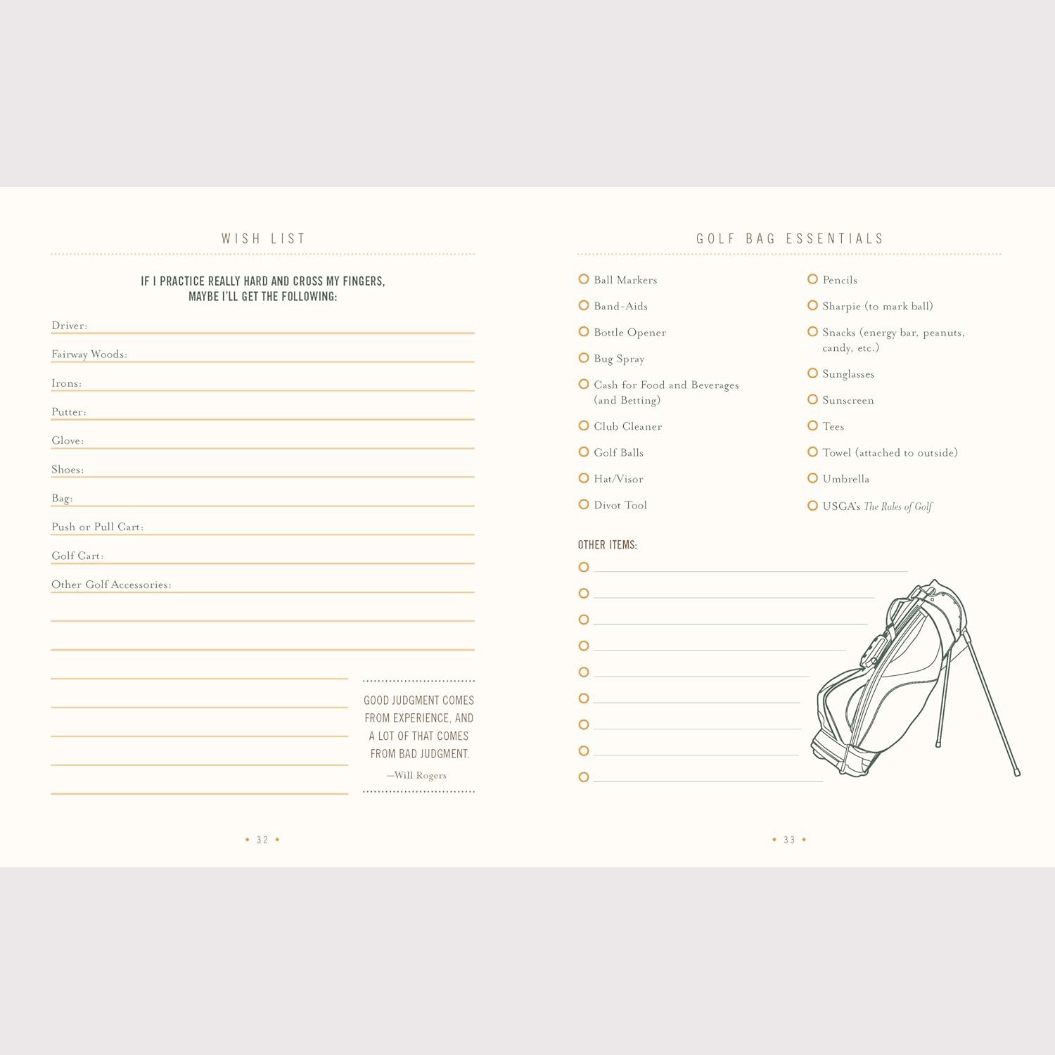 The Ultimate Golf Journal: Keeping My Game on Course