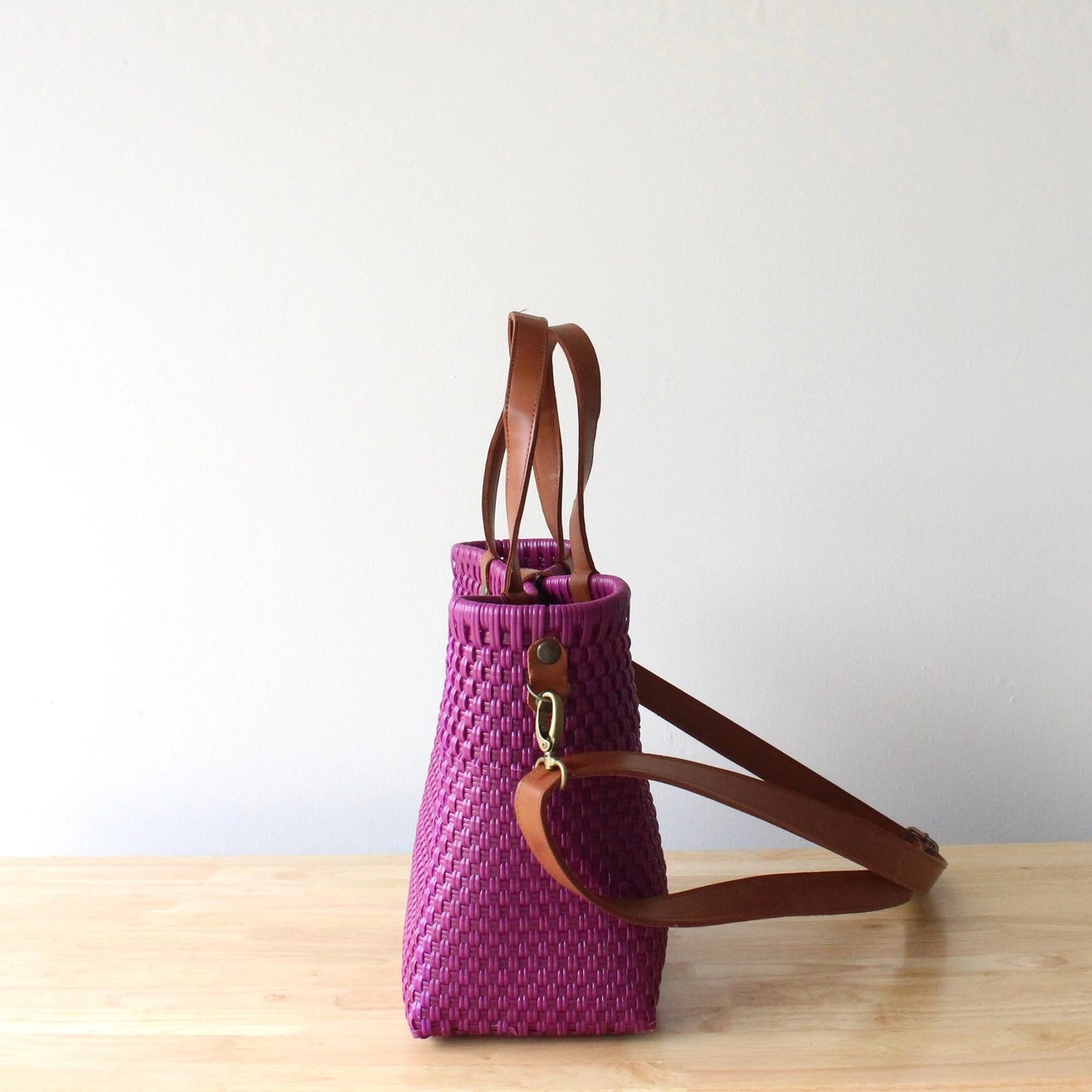 Violet Handwoven Crossbody Bag