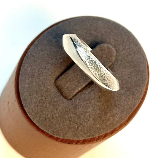 Sterling Silver Wavelength Ring (select size)