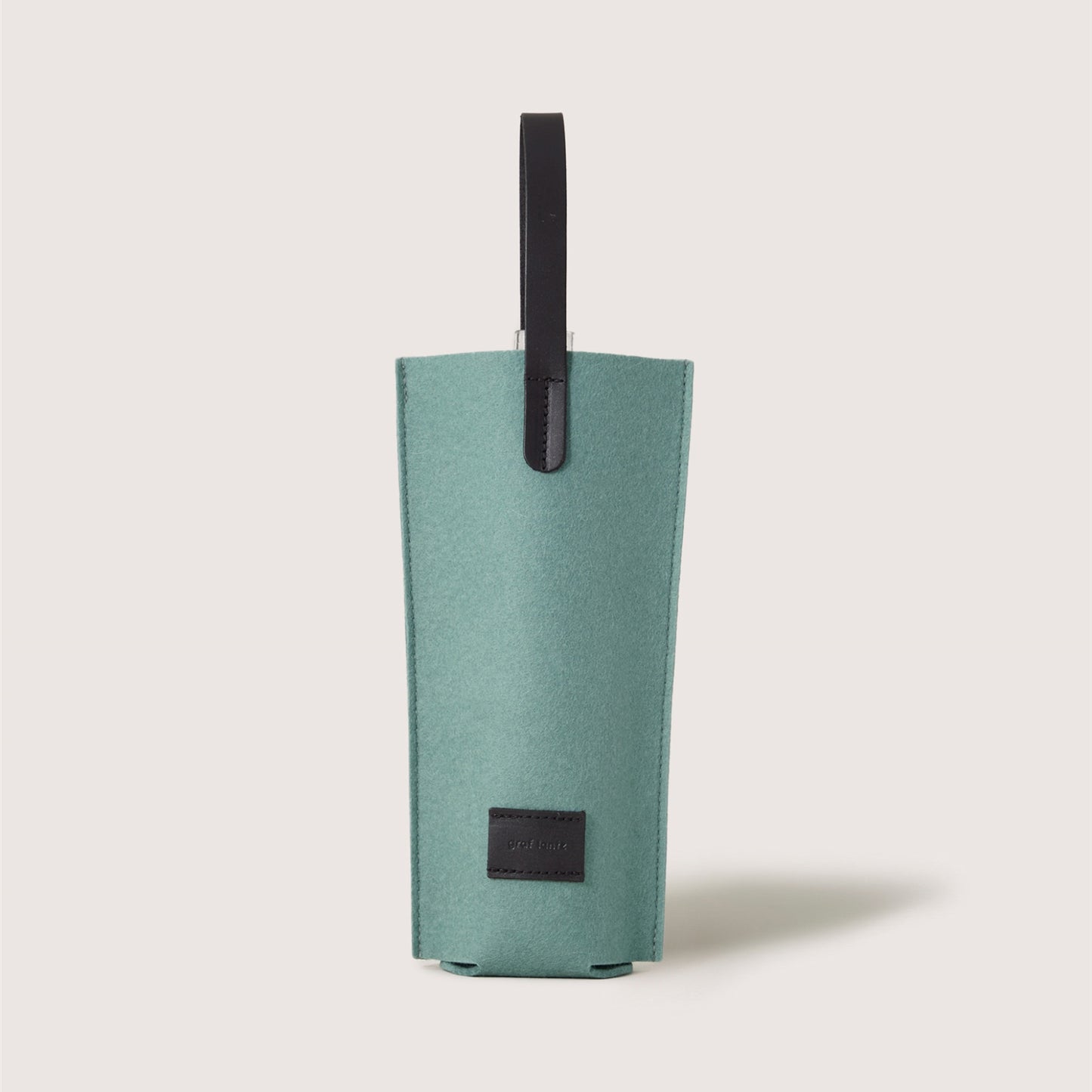 Felt Wine Cozy Carrier - Solo (choose color) Spruce/Black