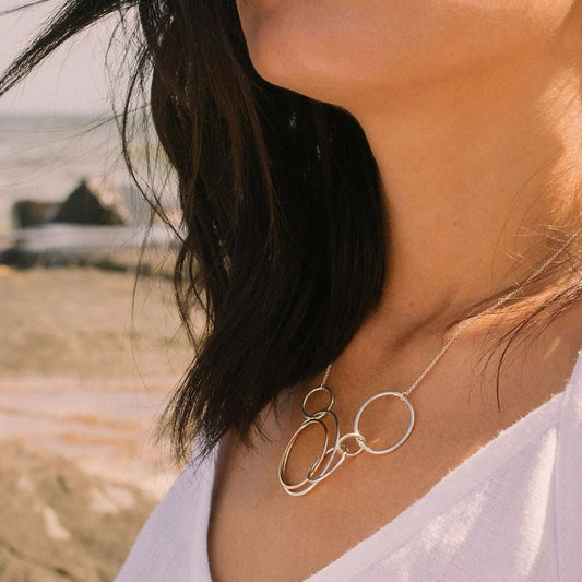 Silver + Gold Woodland Necklace