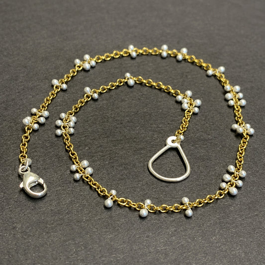 ‘Scattered Caviar’ Bracelet - Gold Fill + Sterling Silver