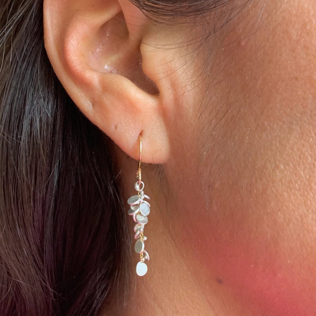 Small ‘Confetti Cluster’ Earrings - Gold Fill + Sterling Silver
