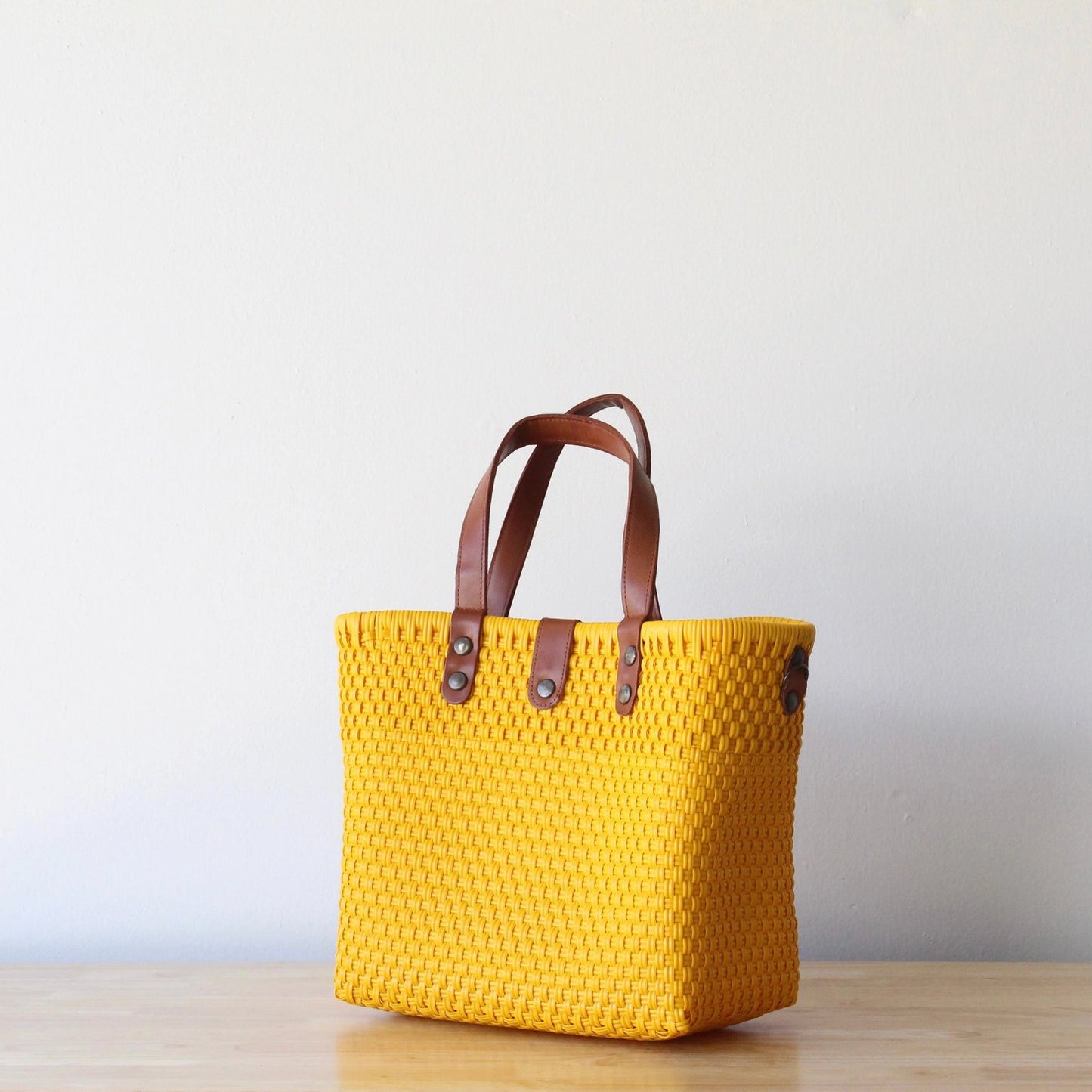 Gold + Pink Handwoven Crossbody Bag