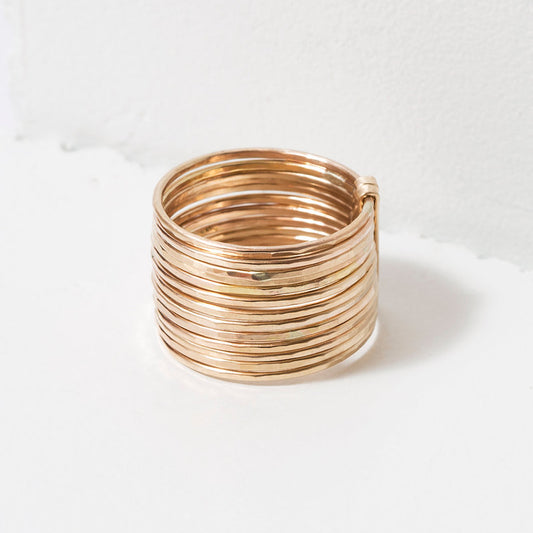 14k Gold Filled ‘Stacked’ Ring