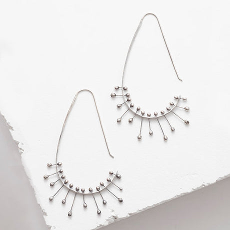 Sterling Silver ‘Sprocket’ Earrings