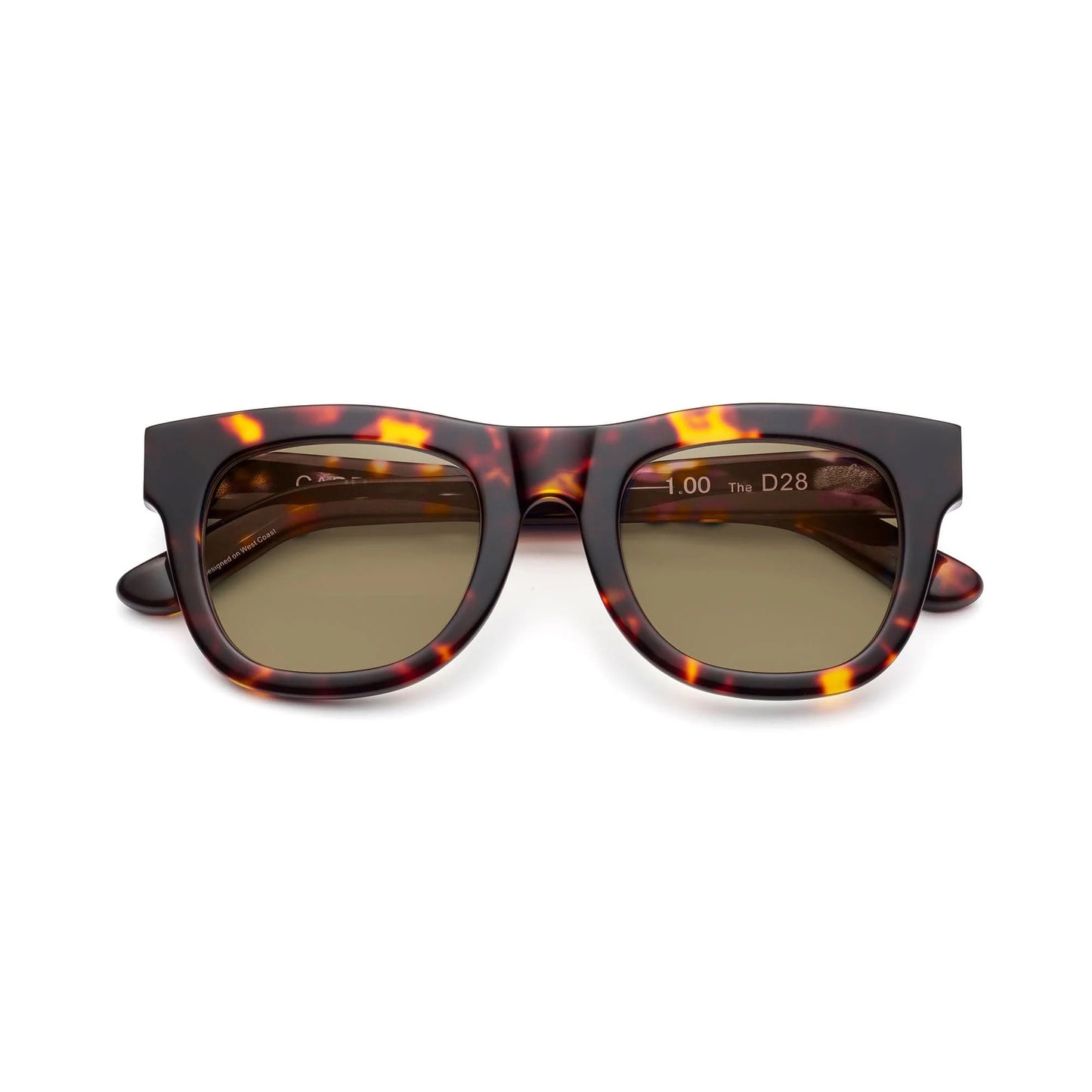 Polarized Sunglasses | D28 - Turtle with Bronze Lens