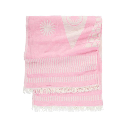 Pesce Turkish Towel - Pink